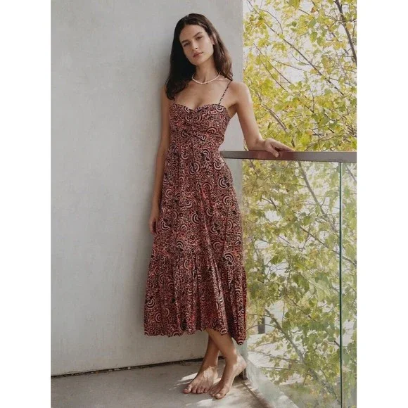 A.L.C. NWT Lilah Dress in Coral Multi Size 0 $495.00 - Picture 5 of 16